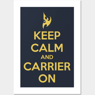 Keep Calm and Carrier On Posters and Art